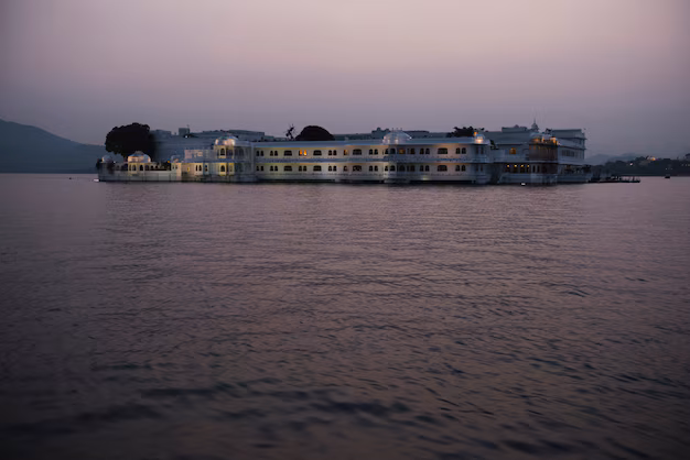 The Lake Palace floating on Lake Pichola, Udaipur