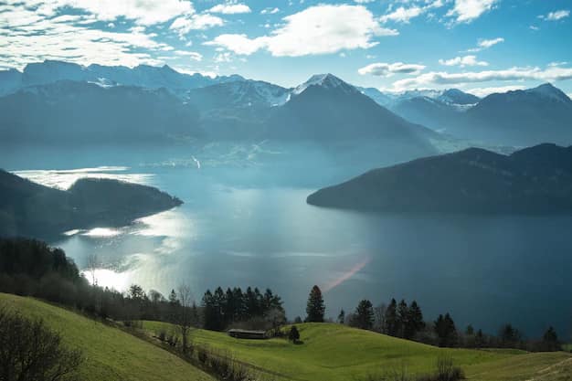 Lake Lucerne and the mountains of central Switzerland