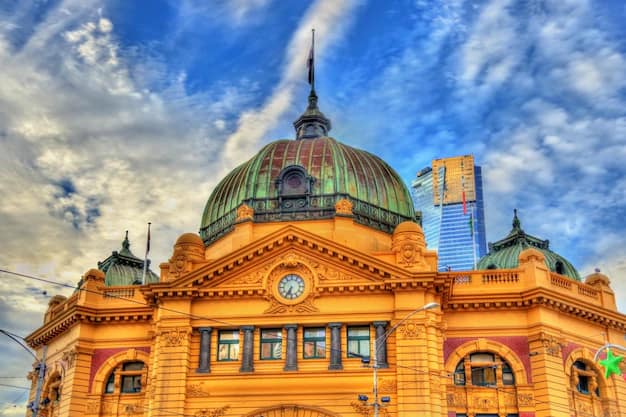 Flinders Street Station in Melbourne, Australia